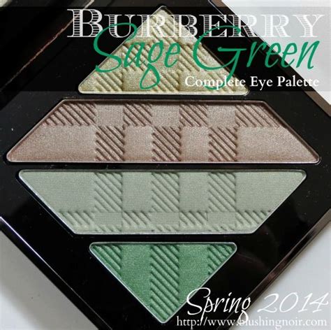 burberry complete eye palette swatches sage
